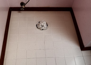 Bathroom repair completed